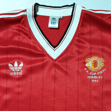 Load image into Gallery viewer, MANCHESTER UNITED 1983 FA CUP FINAL HOME RARE VINTAGE JERSEY RETRO FOOTBALL SHIRT