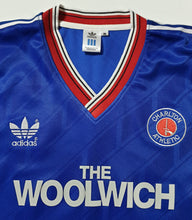 Load image into Gallery viewer, CHARLTON ATHLETIC 1986 AWAY BLUE RARE VINTAGE JERSEY RETRO FOOTBALL SHIRT