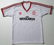 Load image into Gallery viewer, CHARLTON ATHLETIC 1986 AWAY WHITE RARE VINTAGE JERSEY RETRO FOOTBALL SHIRT