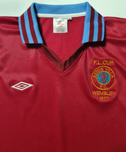Load image into Gallery viewer, ASTON VILLA 1977 LEAGUE CUP FINAL SOCCER VINTAGE JERSEY RETRO FOOTBALL SHIRT