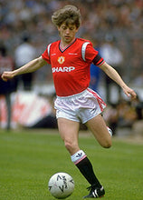 Load image into Gallery viewer, MANCHESTER UNITED 1985 FA CUP SHARP HOME RARE VINTAGE SOCCER JERSEY RETRO FOOTBALL SHIRT