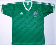 Load image into Gallery viewer, NORTHERN IRELAND 1986 HOME VINTAGE JERSEY RETRO FOOTBALL SHIRT