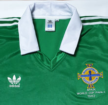 Load image into Gallery viewer, NORTHERN IRELAND 1982 HOME VINTAGE JERSEY RETRO FOOTBALL SHIRT
