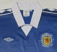 Load image into Gallery viewer, SCOTLAND 1978 WORLD CUP HOME VINTAGE JERSEY RETRO FOOTBALL SHIRT