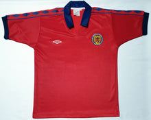 Load image into Gallery viewer, SCOTLAND 1978 AWAY RED VINTAGE JERSEY RETRO FOOTBALL SHIRT