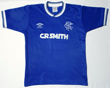 Load image into Gallery viewer, RANGERS 1985 HOME RARE VINTAGE JERSEY RETRO FOOTBALL SHIRT