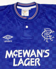 Load image into Gallery viewer, RANGERS 1987 HOME VINTAGE JERSEY RETRO FOOTBALL SHIRT