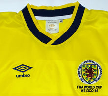 Load image into Gallery viewer, SCOTLAND 1986 WORLD CUP AWAY VINTAGE JERSEY RETRO FOOTBALL SHIRT