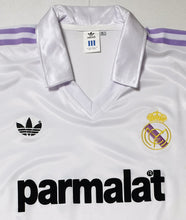 Load image into Gallery viewer, REAL MADRID 1985 HOME VINTAGE JERSEY RETRO FOOTBALL SHIRT