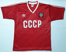 Load image into Gallery viewer, SOVIET UNION 1986 WORLD CUP AWAY RED VINTAGE JERSEY RETRO FOOTBALL SHIRT