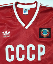 Load image into Gallery viewer, SOVIET UNION 1986 WORLD CUP AWAY RED VINTAGE JERSEY RETRO FOOTBALL SHIRT