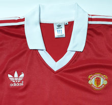 Load image into Gallery viewer, MANCHESTER UNITED 1980 HOME RARE VINTAGE SOCCER JERSEY RETRO FOOTBALL SHIRT