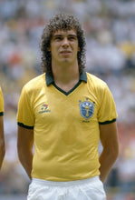 Load image into Gallery viewer, BRAZIL 1986 WORLD CUP HOME RARE VINTAGE JERSEY RETRO FOOTBALL SHIRT