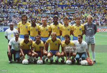 Load image into Gallery viewer, BRAZIL 1986 WORLD CUP HOME RARE VINTAGE JERSEY RETRO FOOTBALL SHIRT