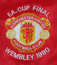 Load image into Gallery viewer, MANCHESTER UNITED 1990 FA CUP HOME VINTAGE JERSEY RETRO FOOTBALL SHIRT