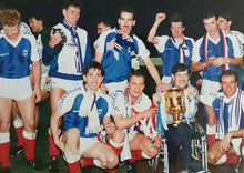 Load image into Gallery viewer, LINFIELD 1986 HOME VINTAGE JERSEY RETRO FOOTBALL SHIRT