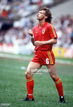 Load image into Gallery viewer, BELGIUM 1986 HOME WORLD CUP VINTAGE JERSEY RETRO FOOTBALL SHIRT