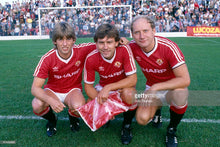 Load image into Gallery viewer, MANCHESTER UNITED 1983 FA CUP SHARP HOME VINTAGE JERSEY RETRO FOOTBALL SHIRT