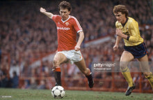 Load image into Gallery viewer, MANCHESTER UNITED 1983 FA CUP SHARP HOME VINTAGE JERSEY RETRO FOOTBALL SHIRT