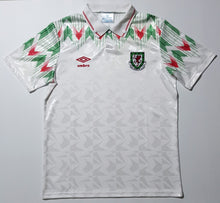 Load image into Gallery viewer, WALES 1992 AWAY RARE VINTAGE SOCCER JERSEY RETRO FOOTBALL SHIRT
