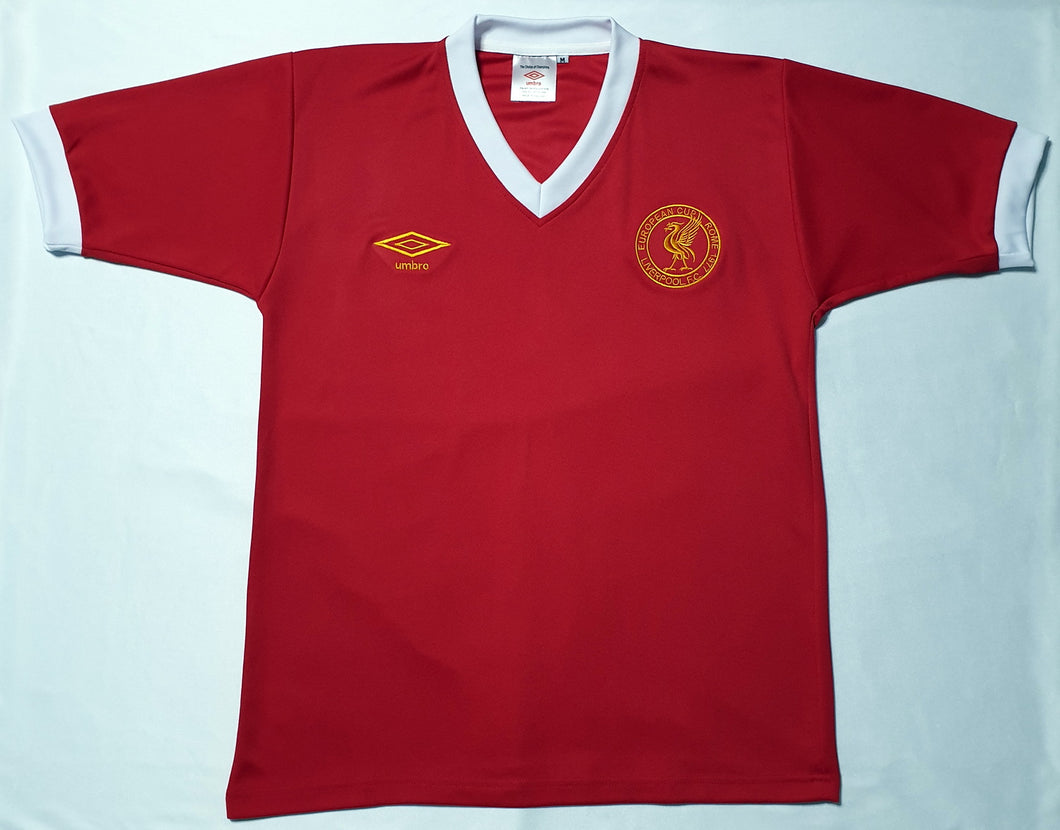 LIVERPOOL 1977 European Cup RARE VINTAGE JERSEY RETRO FOOTBALL SHIRT