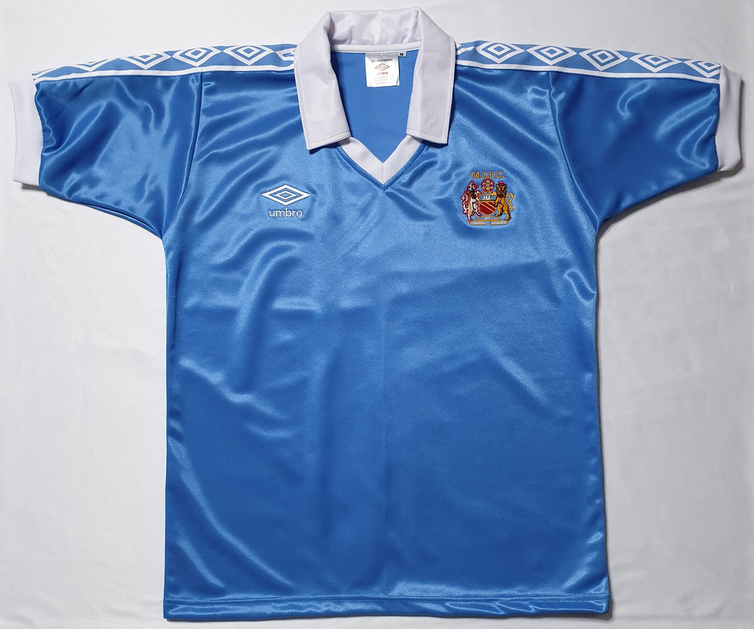 MANCHESTER CITY 1980 HOME RARE VINTAGE SOCCER JERSEY RETRO FOOTBALL SHIRT