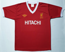 Load image into Gallery viewer, LIVERPOOL 1980 HOME HITACHI RARE VINTAGE JERSEY RETRO FOOTBALL SHIRT
