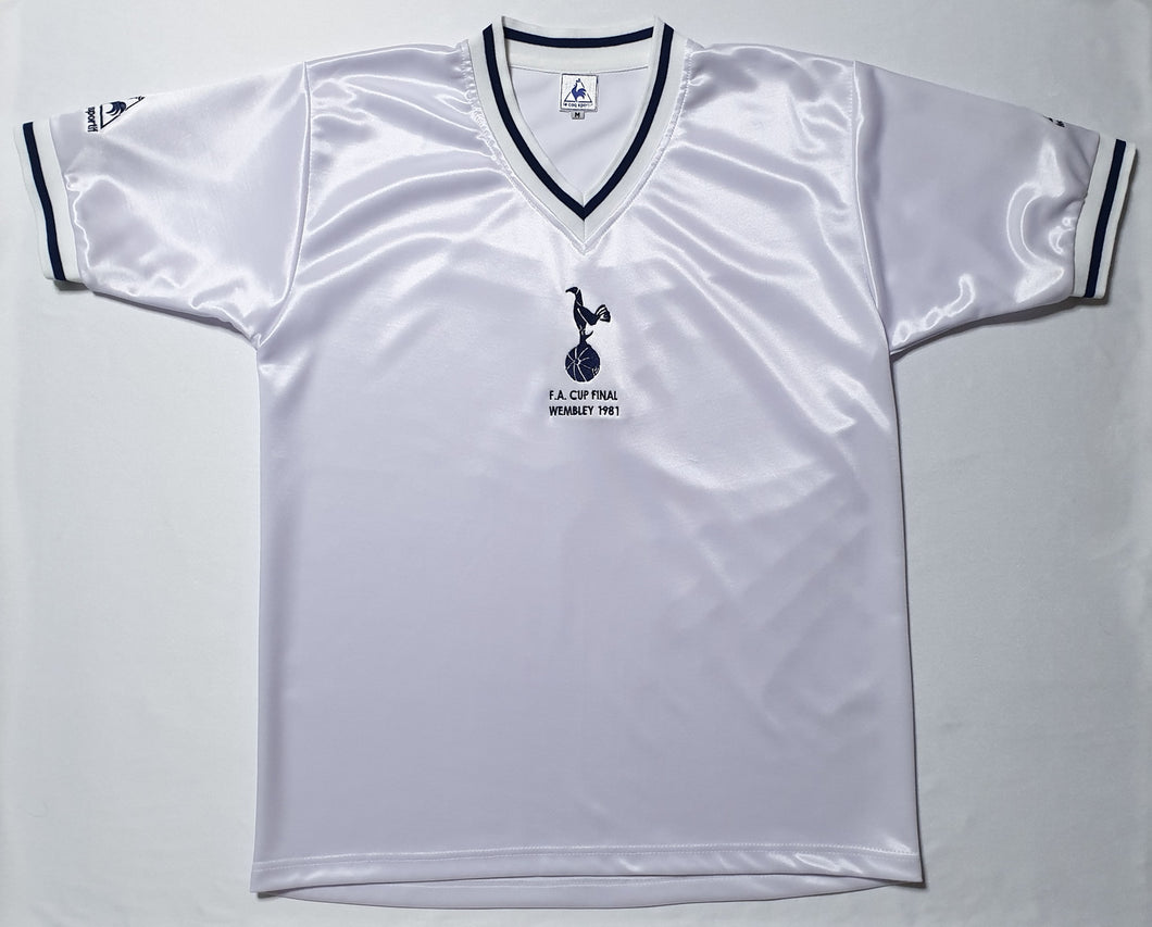 Tottenham Hotspur 1981 F.A. CUP HOME RARE VINTAGE JERSEY RETRO FOOTBALL SHIRT