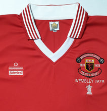 Load image into Gallery viewer, MANCHESTER UNITED 1979 WEMBLEY HOME RARE VINTAGE JERSEY RETRO FOOTBALL SHIRT
