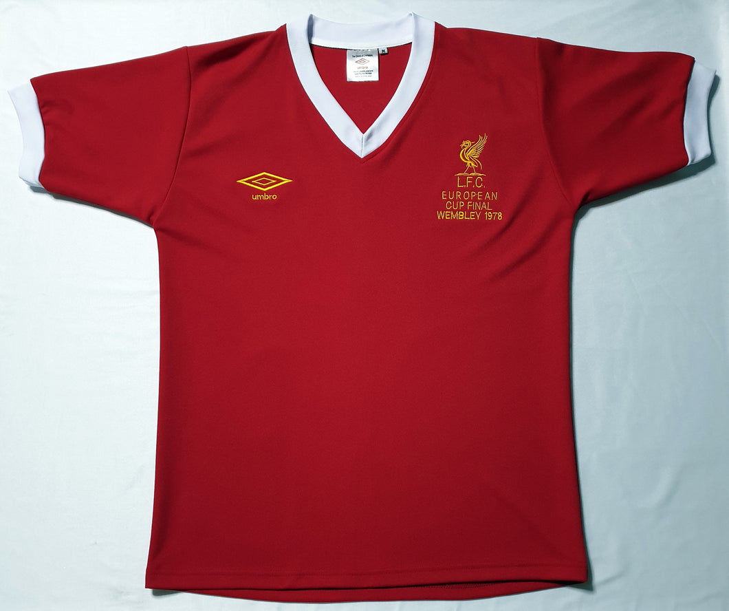 LIVERPOOL 1978 European Cup RARE VINTAGE JERSEY RETRO FOOTBALL SHIRT