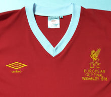 Load image into Gallery viewer, LIVERPOOL 1978 European Cup RARE VINTAGE JERSEY RETRO FOOTBALL SHIRT
