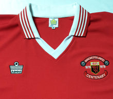 Load image into Gallery viewer, MANCHESTER UNITED 1978 CENTENARY HOME VINTAGE JERSEY RARE RETRO FOOTBALL SHIRT
