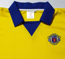 Load image into Gallery viewer, Manchester United 1972 away 3rd yellow rare vintage jersey retro football shirt
