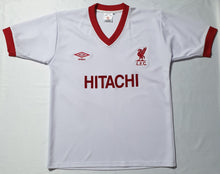 Load image into Gallery viewer, LIVERPOOL 1980 AWAY HITACHI RARE VINTAGE JERSEY RETRO FOOTBALL SHIRT
