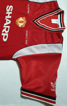 Load image into Gallery viewer, MANCHESTER UNITED 1985 FA CUP SHARP HOME RARE VINTAGE SOCCER JERSEY RETRO FOOTBALL SHIRT
