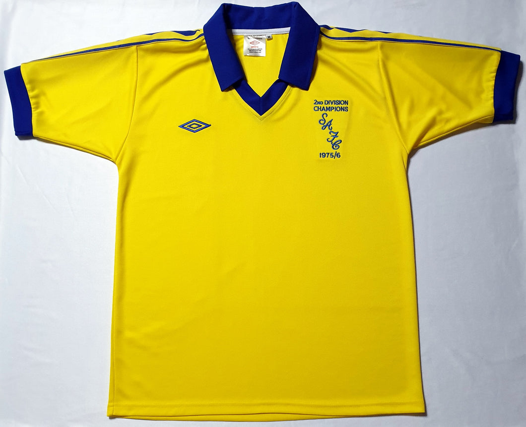 SUNDERLAND 1976 AWAY YELLOW RARE VINTAGE SOCCER JERSEY RETRO FOOTBALL SHIRT