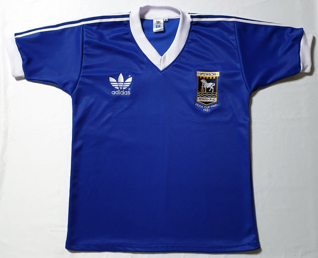 IPSWICH TOWN 1981 U.E.F.A. CUP HOME RARE VINTAGE SOCCER JERSEY RETRO FOOTBALL SHIRT