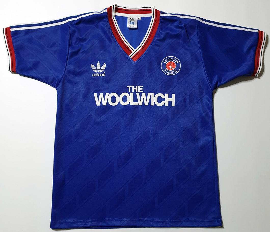 CHARLTON ATHLETIC 1986 AWAY BLUE RARE VINTAGE JERSEY RETRO FOOTBALL SHIRT