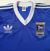Load image into Gallery viewer, IPSWICH TOWN 1981 U.E.F.A. CUP HOME RARE VINTAGE SOCCER JERSEY RETRO FOOTBALL SHIRT

