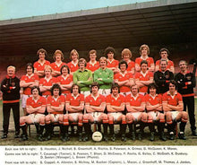 Load image into Gallery viewer, MANCHESTER UNITED 1978 CENTENARY HOME VINTAGE JERSEY RARE RETRO FOOTBALL SHIRT
