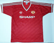 Load image into Gallery viewer, MANCHESTER UNITED 1986 HOME RARE VINTAGE JERSEY RETRO FOOTBALL SHIRT
