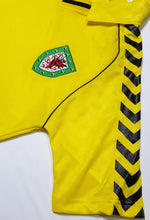 Load image into Gallery viewer, WALES 1987 AWAY YELLOW VINTAGE JERSEY RETRO FOOTBALL SHIRT
