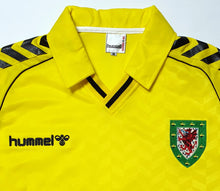 Load image into Gallery viewer, WALES 1987 AWAY YELLOW VINTAGE JERSEY RETRO FOOTBALL SHIRT
