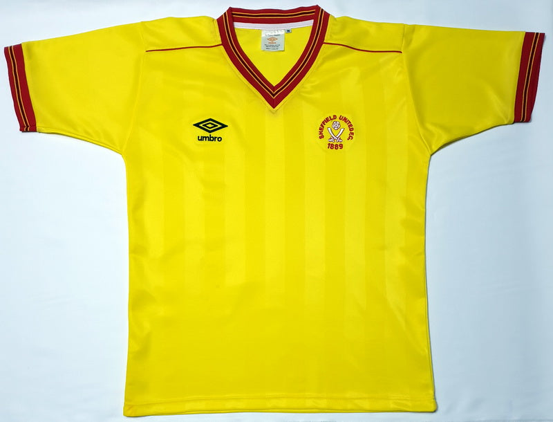 SHEFFIELD UNITED 1984 AWAY VINTAGE JERSEY RETRO FOOTBALL SHIRT