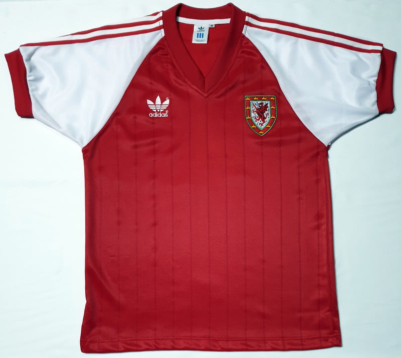 WALES 1983 HOME VINTAGE JERSEY RETRO FOOTBALL SHIRT