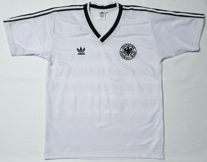 GERMANY 1984 HOME VINTAGE JERSEY RETRO FOOTBALL SHIRT