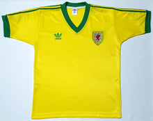 Load image into Gallery viewer, WALES 1984 AWAY YELLOW RARE VINTAGE JERSEY RETRO FOOTBALL SHIRT
