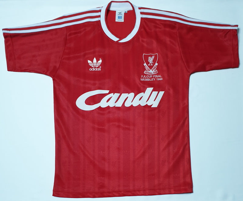 LIVERPOOL 1989 FA CUP HOME VINTAGE JERSEY RETRO FOOTBALL SHIRT