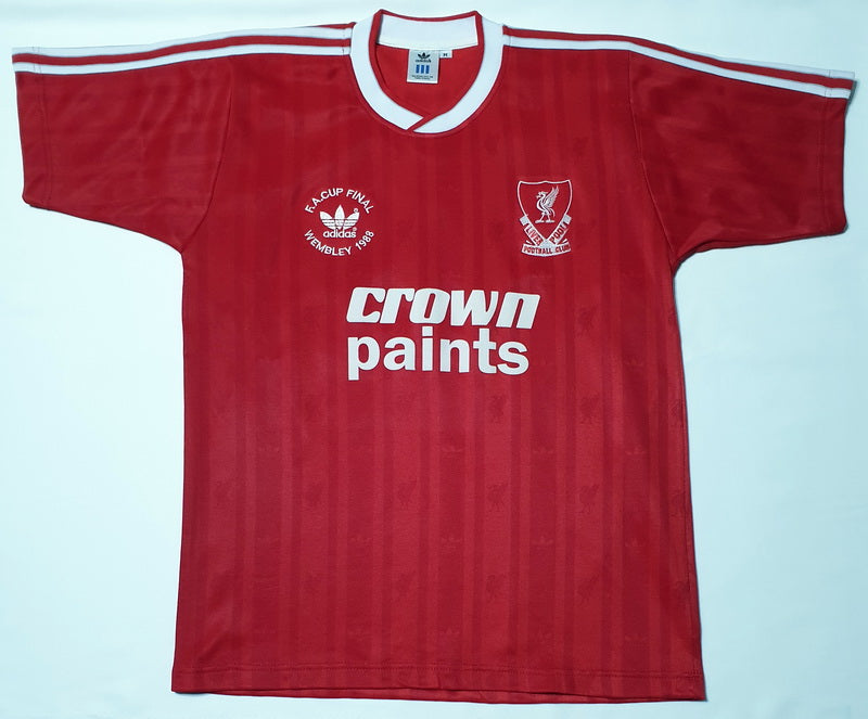 LIVERPOOL 1988 FA CUP HOME VINTAGE JERSEY RETRO FOOTBALL SHIRT