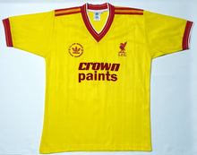 Load image into Gallery viewer, LIVERPOOL 1986 FA CUP AWAY VINTAGE JERSEY RETRO FOOTBALL SHIRT
